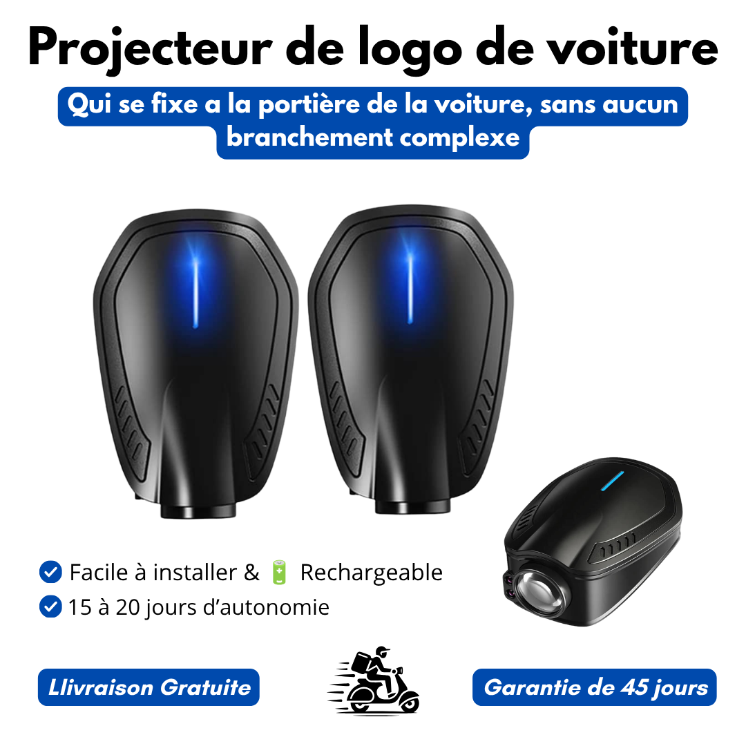 Projetez votre logo au sol, Une arrivée qui marque les esprits