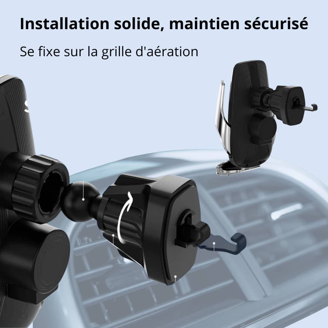 Le Support Intelligent qui Recharge Votre Téléphone Sans Câble