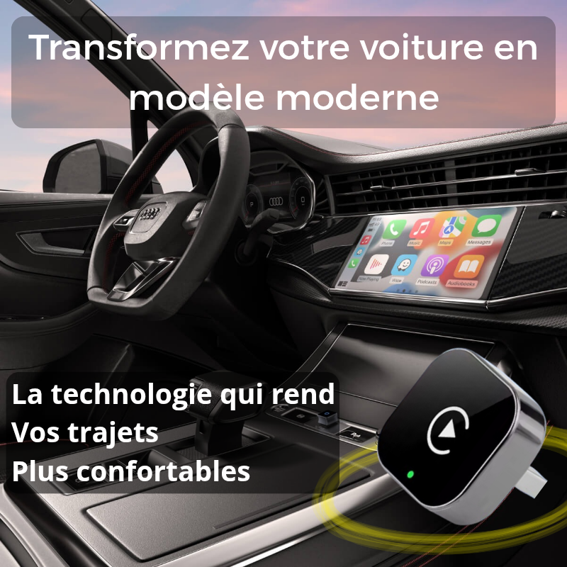 Zéro Câbles pour plus de confort : Accédez facilement à CarPlay