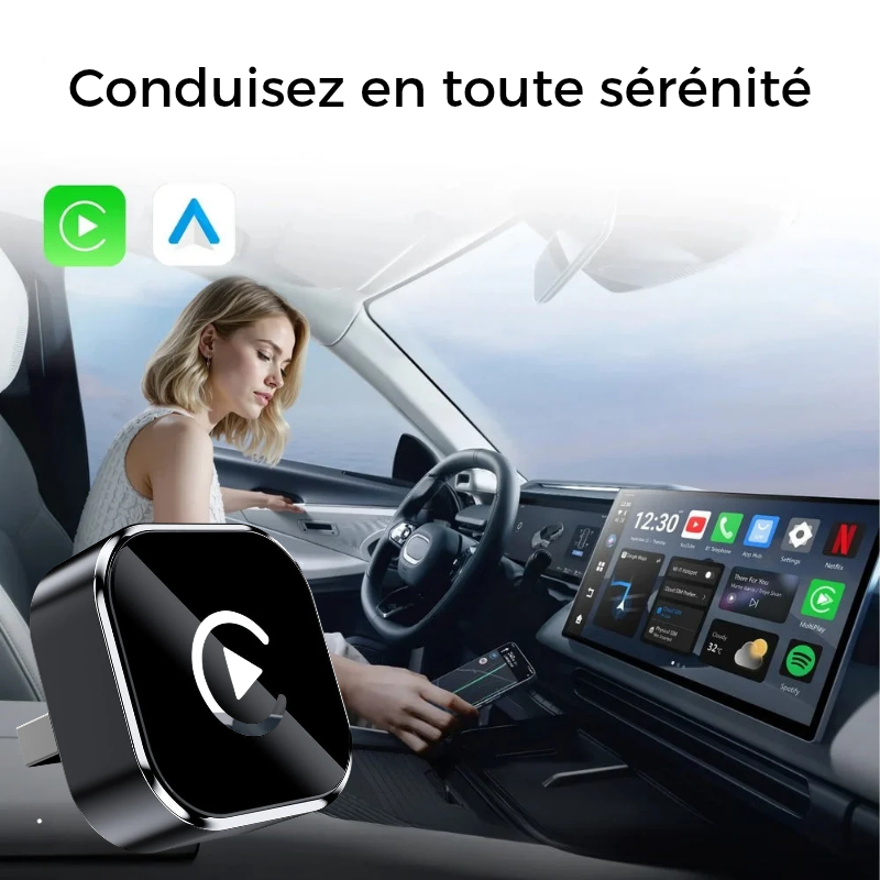 Zéro Câbles pour plus de confort : Accédez facilement à CarPlay