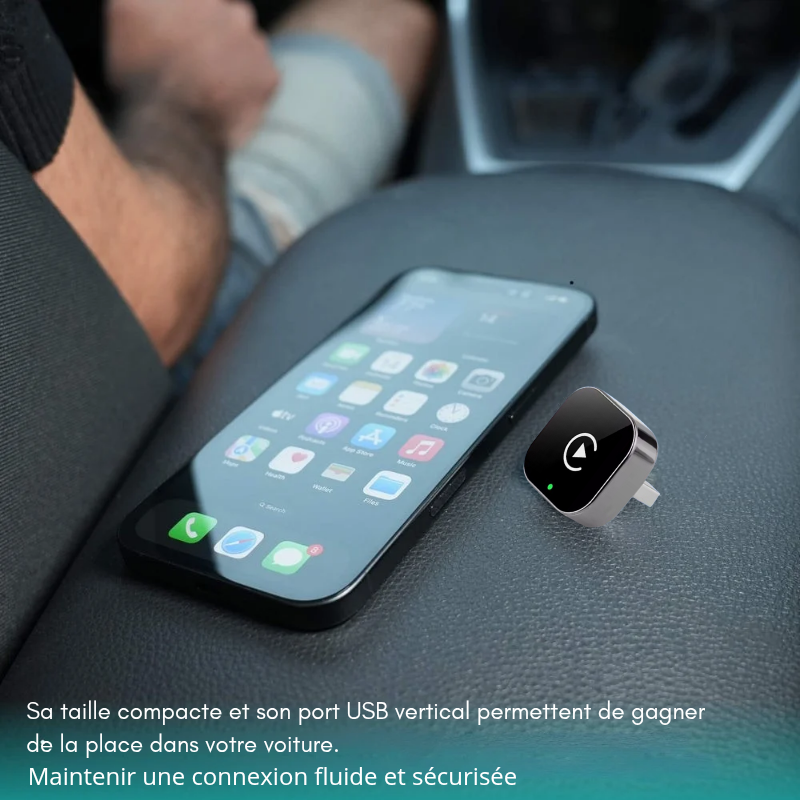 Zéro Câbles pour plus de confort : Accédez facilement à CarPlay